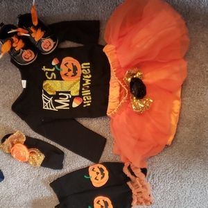 𝅺💜Baby girl 1st Halloween set